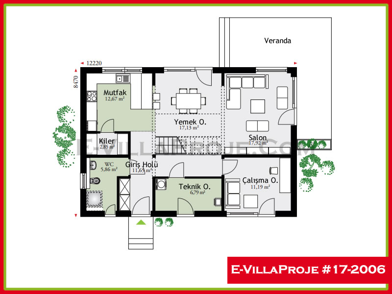 Gazbeton Çelik Ev 202 m² Dubleks (5+1) - Görsel 2