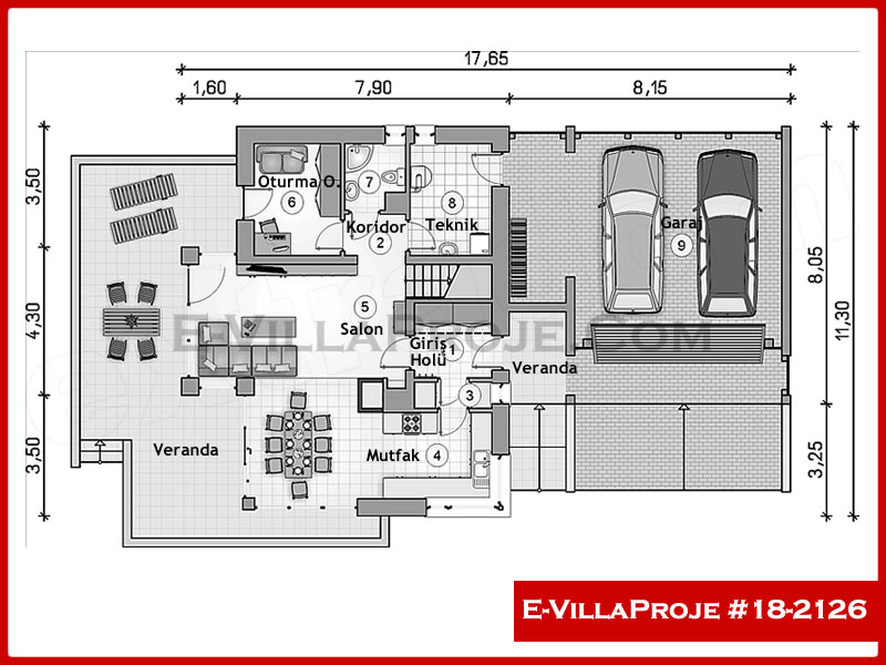 Gazbeton Çelik Ev 203 m² Dubleks (5+1) - Görsel 2