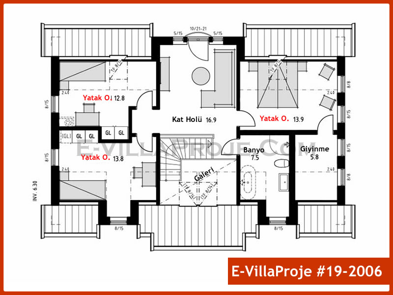 Gazbeton Çelik Ev 203 m² Dubleks (5+1) - Görsel 3