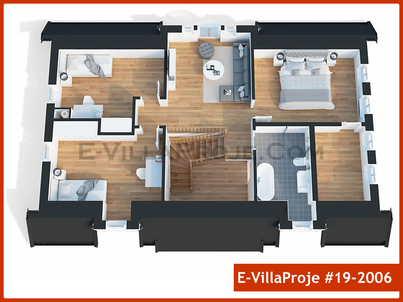 Gazbeton Çelik Ev 203 m² Dubleks (5+1) - Görsel 7
