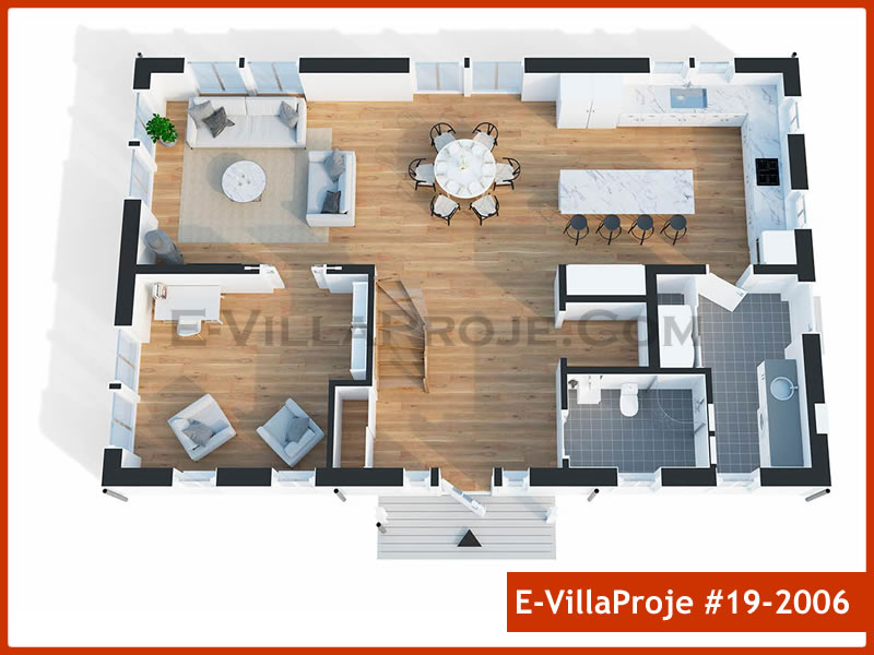 Gazbeton Çelik Ev 203 m² Dubleks (5+1) - Görsel 8