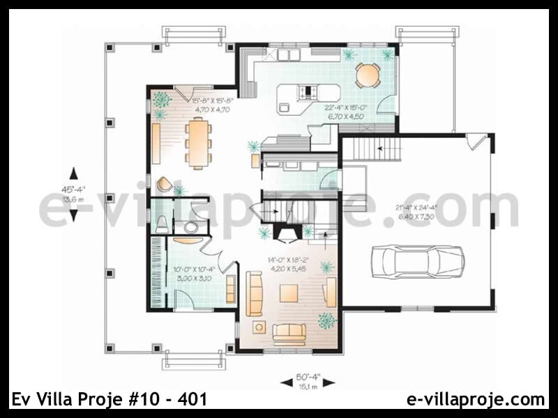 Gazbeton Çelik Ev 203 m² Dubleks (5+1) - Görsel 2