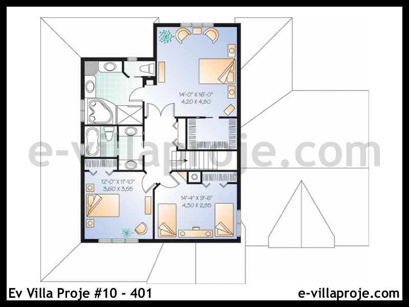 Gazbeton Çelik Ev 203 m² Dubleks (5+1) - Görsel 3