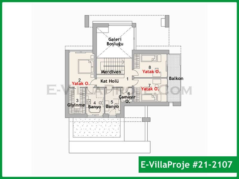 Gazbeton Çelik Ev 203 m² Dubleks (5+1) - Görsel 3