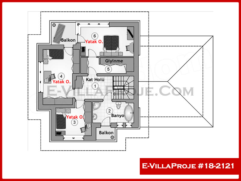 Gazbeton Çelik Ev 204 m² Dubleks (5+1) - Görsel 3