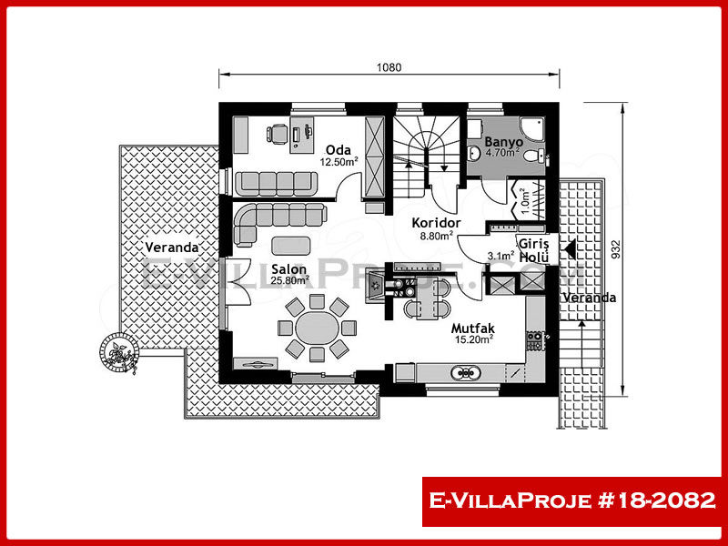 Gazbeton Çelik Ev 204 m² Dubleks (5+1) - Görsel 2