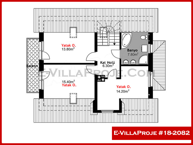 Gazbeton Çelik Ev 204 m² Dubleks (5+1) - Görsel 3