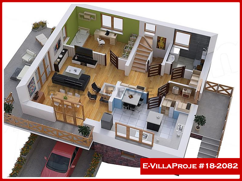 Gazbeton Çelik Ev 204 m² Dubleks (5+1) - Görsel 7