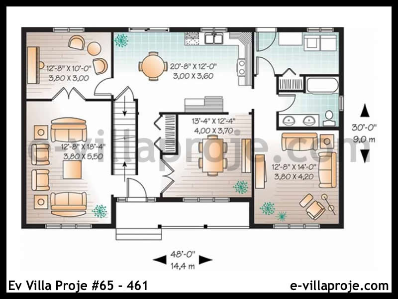 Gazbeton Çelik Ev 204 m² Dubleks (5+1) - Görsel 2