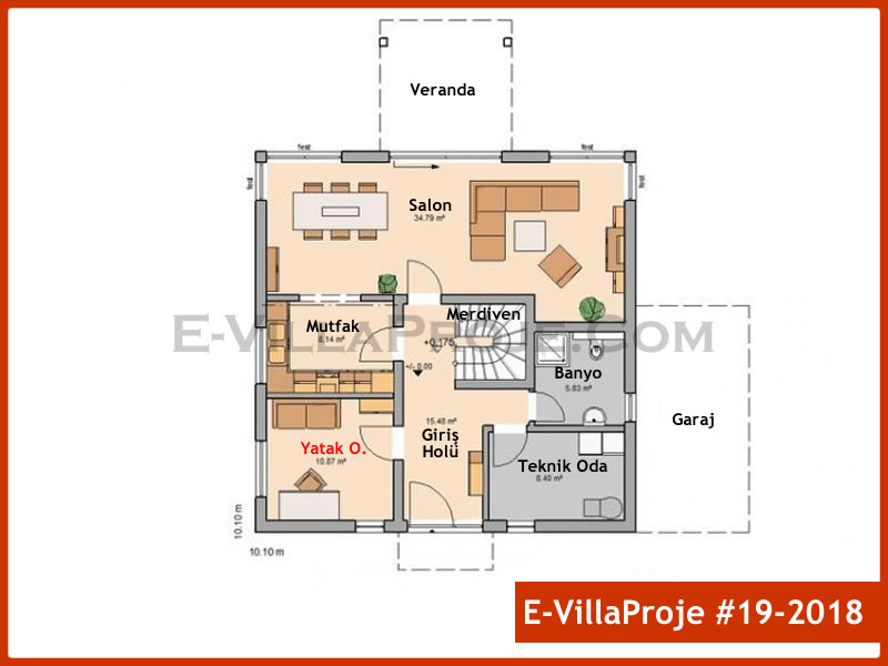 Gazbeton Çelik Ev 204 m² Dubleks (5+1) - Görsel 2