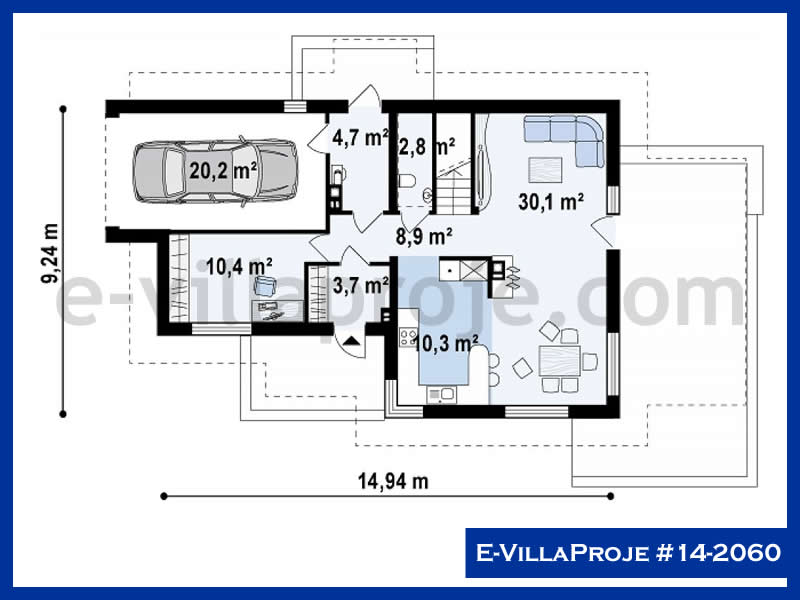 Gazbeton Çelik Ev 205 m² Dubleks (5+1) - Görsel 2