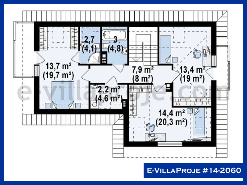 Gazbeton Çelik Ev 205 m² Dubleks (5+1) - Görsel 3
