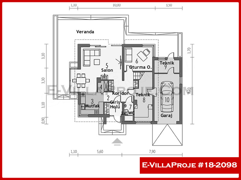 Gazbeton Çelik Ev 205 m² Dubleks (5+1) - Görsel 2