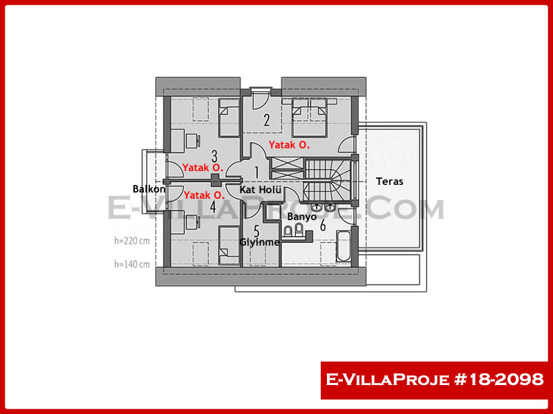 Gazbeton Çelik Ev 205 m² Dubleks (5+1) - Görsel 3