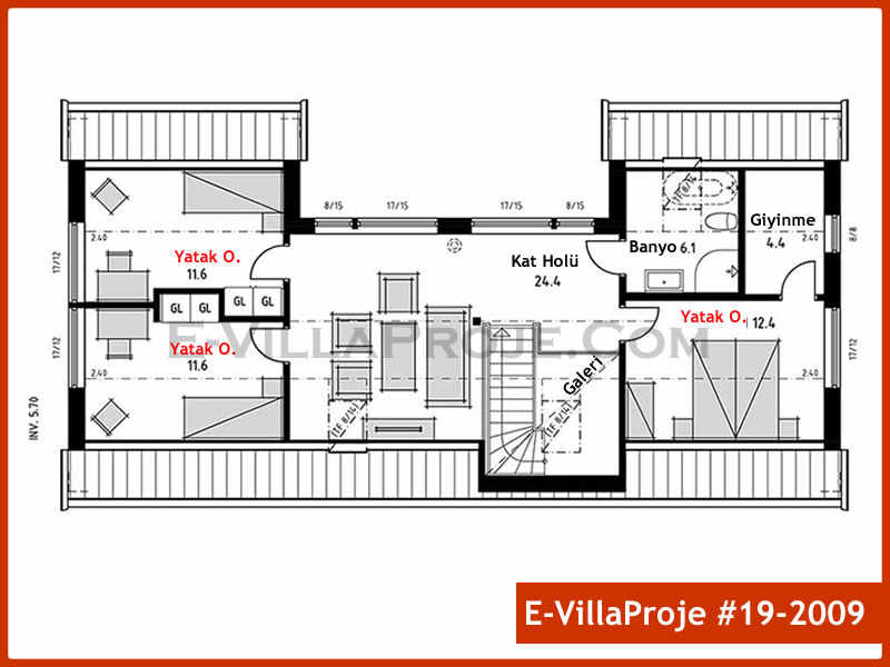 Gazbeton Çelik Ev 205 m² Dubleks (5+1) - Görsel 3