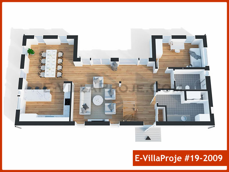 Gazbeton Çelik Ev 205 m² Dubleks (5+1) - Görsel 5