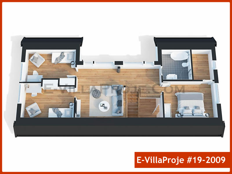 Gazbeton Çelik Ev 205 m² Dubleks (5+1) - Görsel 6