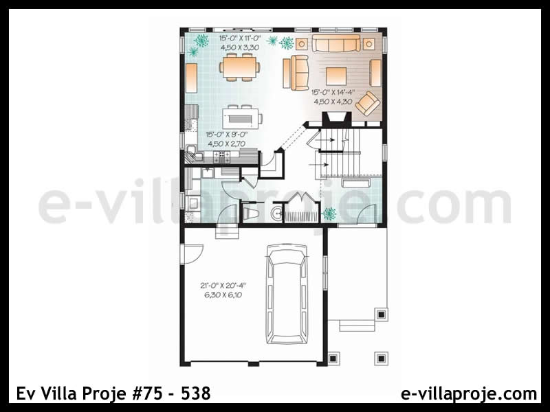 Gazbeton Çelik Ev 205 m² Dubleks (5+1) - Görsel 2
