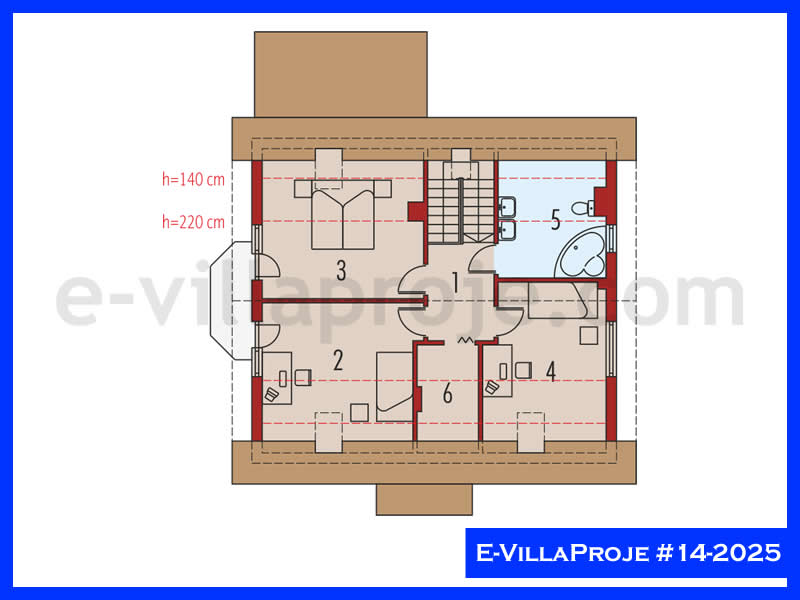 Gazbeton Çelik Ev 205 m² Dubleks (5+1) - Görsel 3