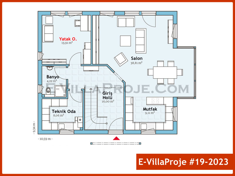 Gazbeton Çelik Ev 206 m² Dubleks (5+1) - Görsel 2