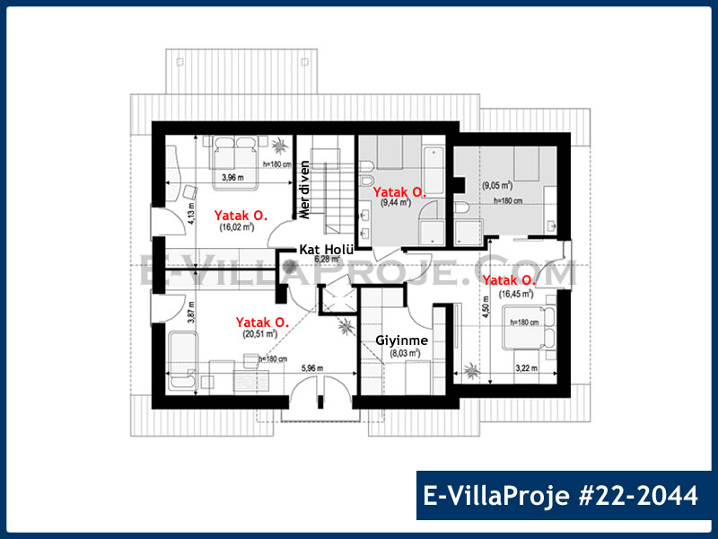 Gazbeton Çelik Ev 206 m² Dubleks (5+1) - Görsel 3