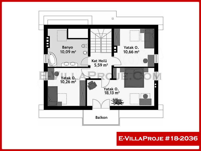 Gazbeton Çelik Ev 206 m² Dubleks (5+1) - Görsel 3
