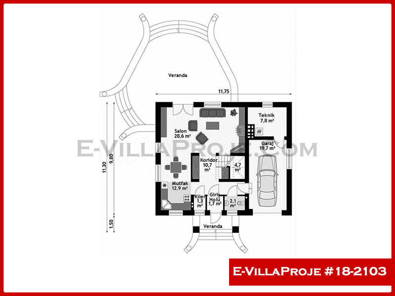 Gazbeton Çelik Ev 206 m² Dubleks (5+1) - Görsel 2