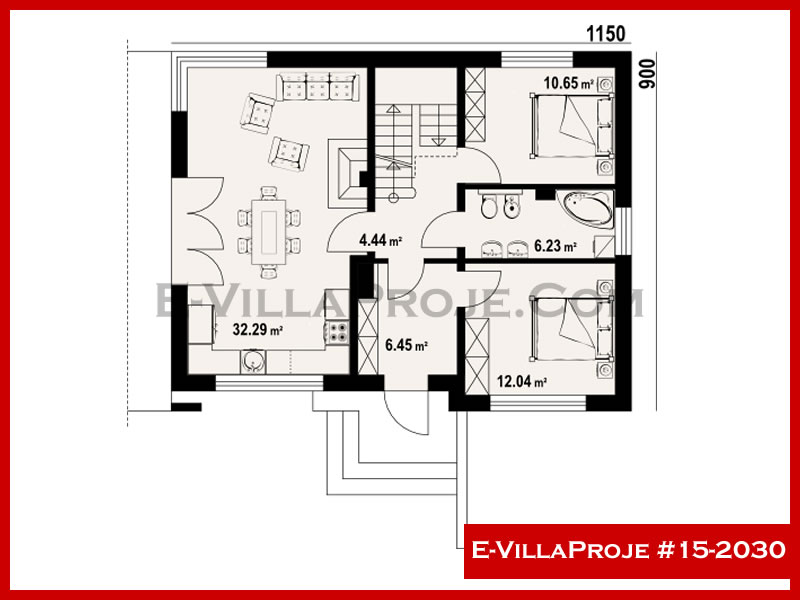 Gazbeton Çelik Ev 207 m² Dubleks (5+1) - Görsel 2