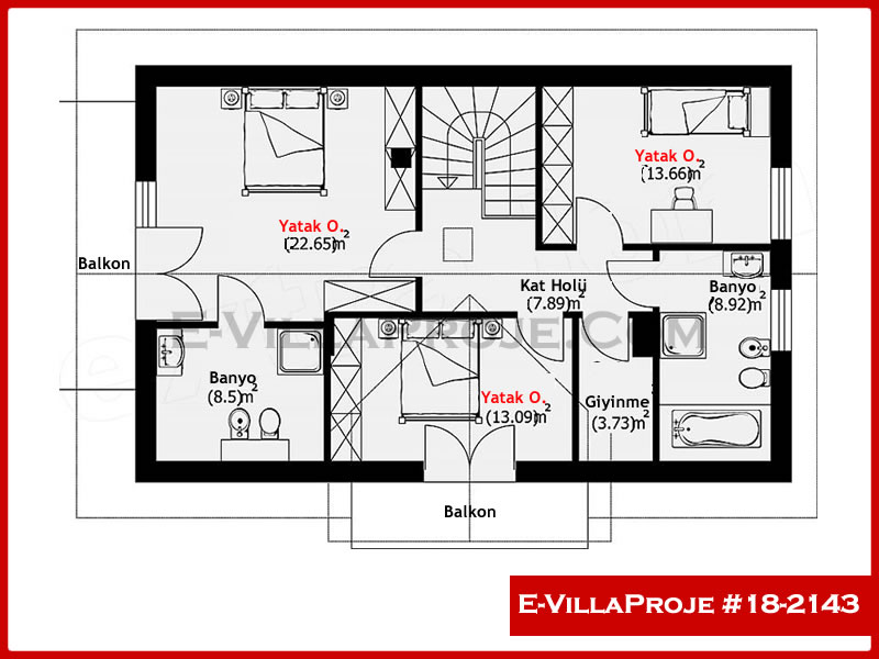 Gazbeton Çelik Ev 207 m² Dubleks (5+1) - Görsel 3