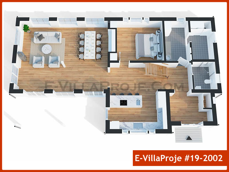 Gazbeton Çelik Ev 207 m² Dubleks (5+1) - Görsel 7