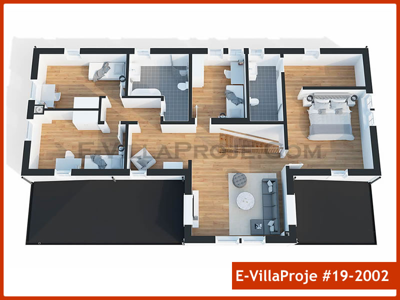 Gazbeton Çelik Ev 207 m² Dubleks (5+1) - Görsel 8