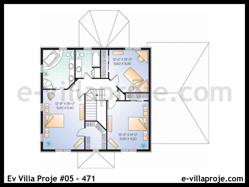 Gazbeton Çelik Ev 207 m² Dubleks (5+1) - Görsel 3