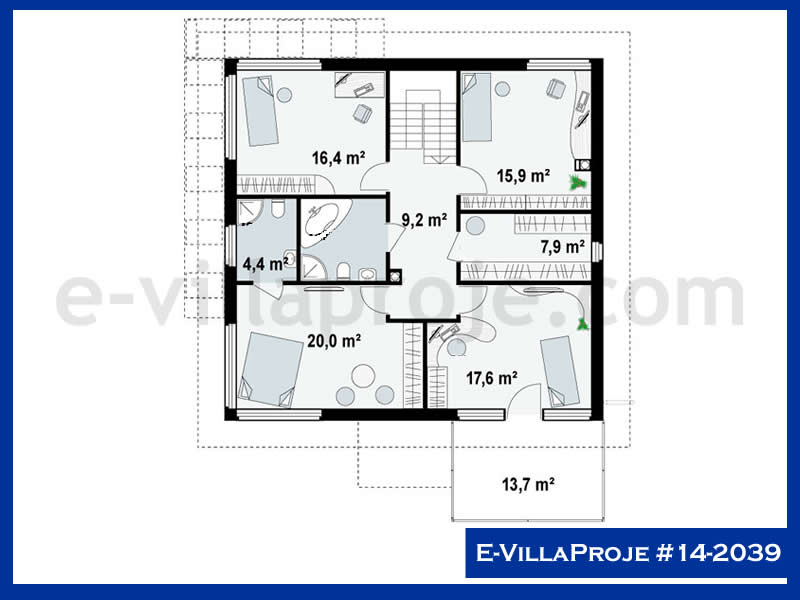 Gazbeton Çelik Ev 207 m² Dubleks (5+1) - Görsel 3