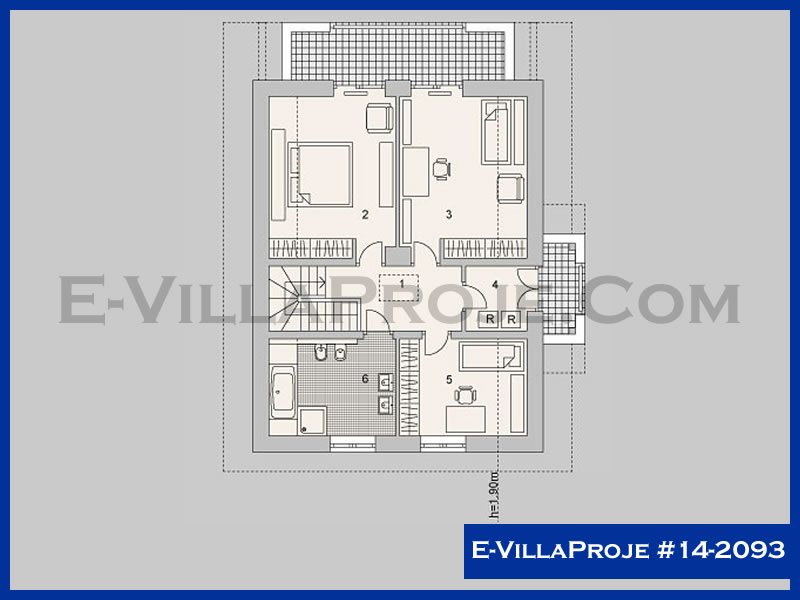 Gazbeton Çelik Ev 207 m² Dubleks (5+1) - Görsel 3