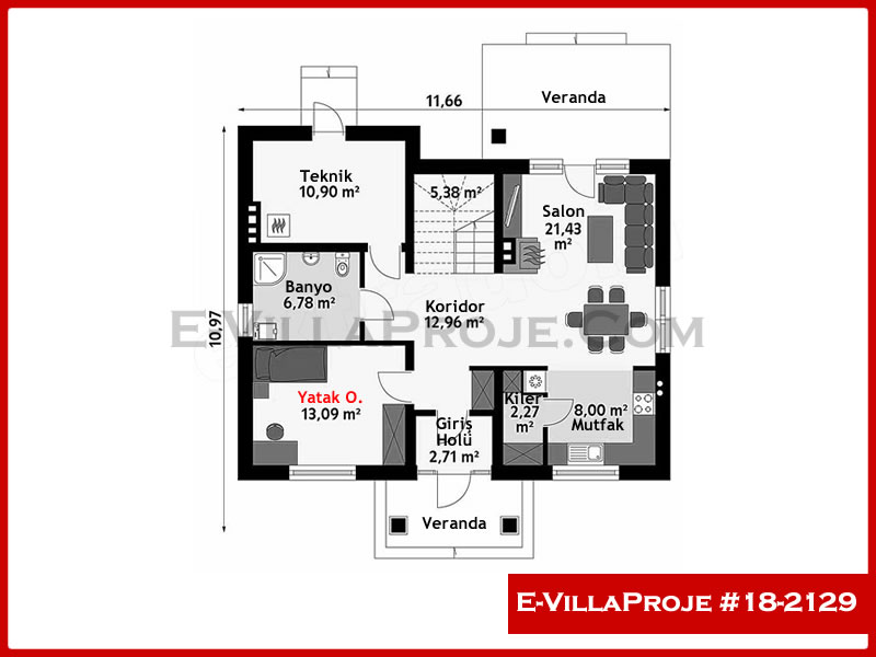 Gazbeton Çelik Ev 207 m² Dubleks (5+1) - Görsel 2