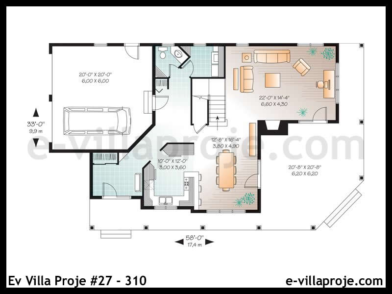 Gazbeton Çelik Ev 210 m² Dubleks (5+1) - Görsel 2