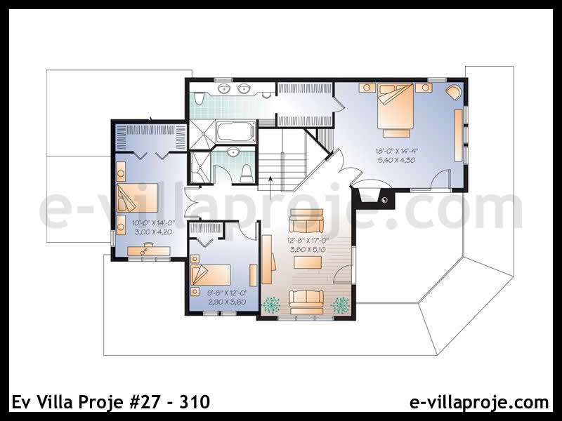 Gazbeton Çelik Ev 210 m² Dubleks (5+1) - Görsel 3