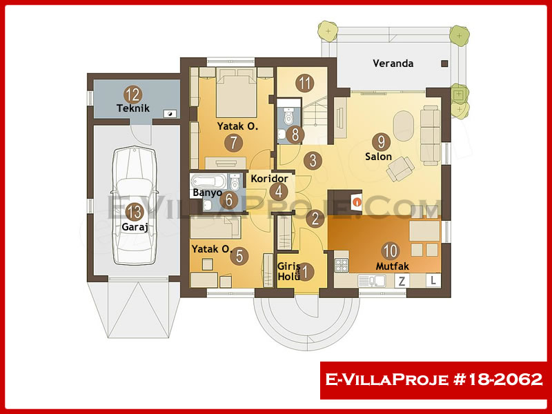 Gazbeton Çelik Ev 210 m² Dubleks (5+1) - Görsel 2