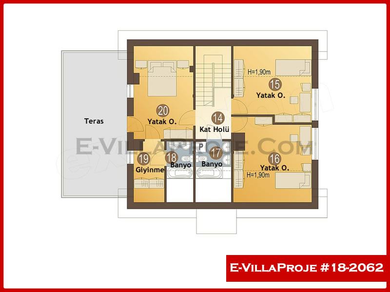 Gazbeton Çelik Ev 210 m² Dubleks (5+1) - Görsel 3