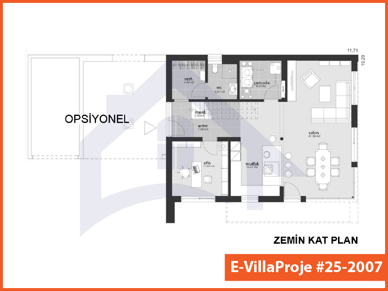 Gazbeton Çelik Ev 210 m² Dubleks (5+1) - Görsel 2
