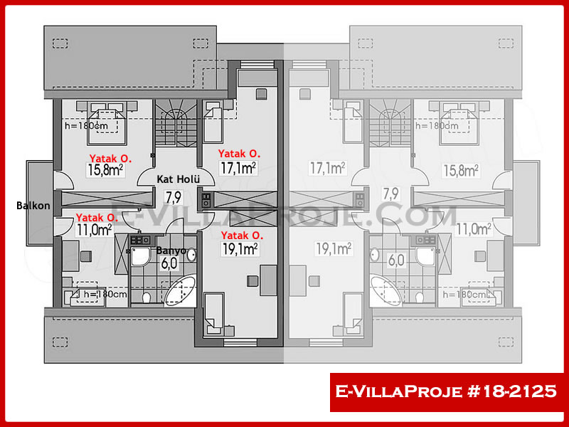 Gazbeton Çelik Ev 211 m² Dubleks (5+1) - Görsel 3