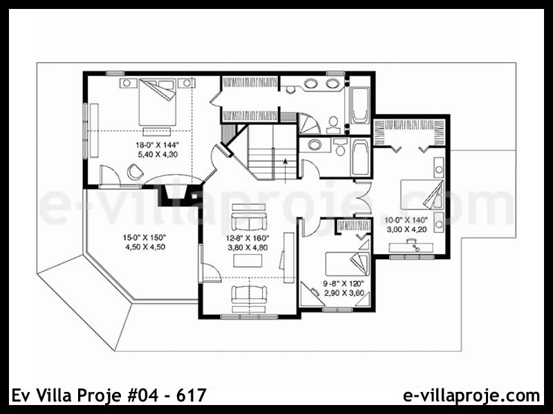 Gazbeton Çelik Ev 212 m² Dubleks (5+1) - Görsel 3