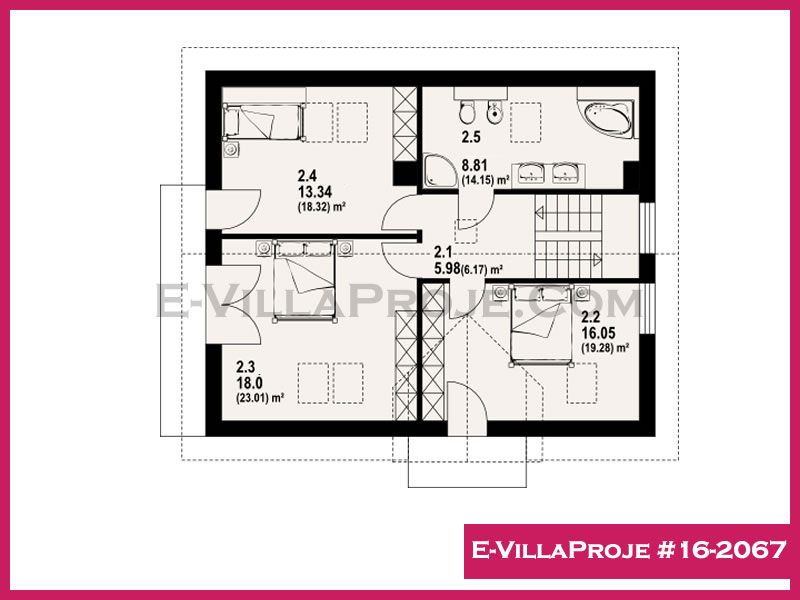 Gazbeton Çelik Ev 212 m² Dubleks (5+1) - Görsel 3
