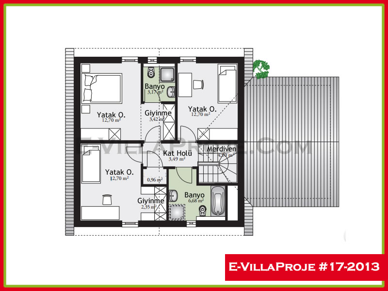 Gazbeton Çelik Ev 212 m² Dubleks (5+1) - Görsel 3