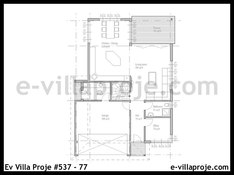 Gazbeton Çelik Ev 212 m² Dubleks (5+1) - Görsel 2