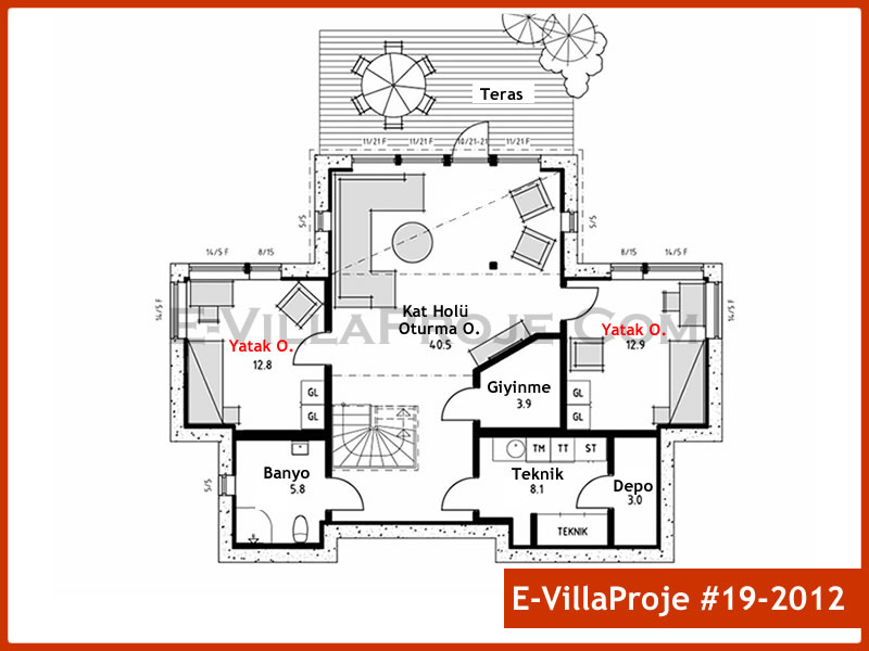Gazbeton Çelik Ev 213 m² Dubleks (5+1) - Görsel 5