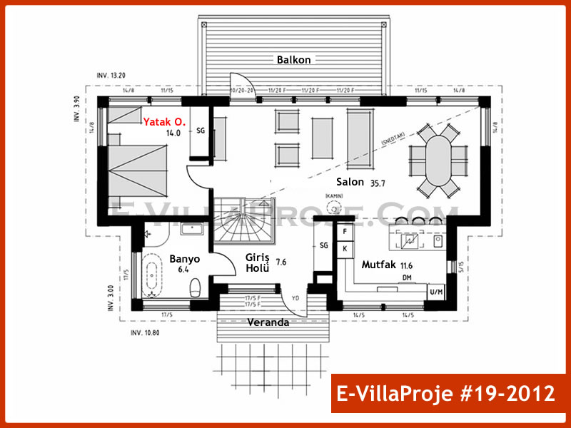 Gazbeton Çelik Ev 213 m² Dubleks (5+1) - Görsel 2