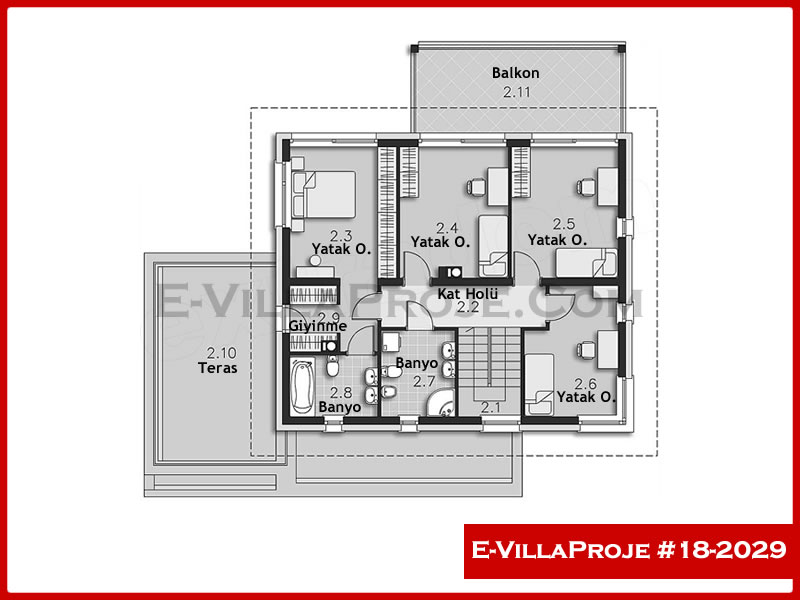 Gazbeton Çelik Ev 214 m² Dubleks (5+1) - Görsel 3