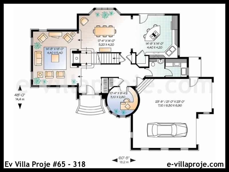 Gazbeton Çelik Ev 215 m² Dubleks (5+1) - Görsel 2