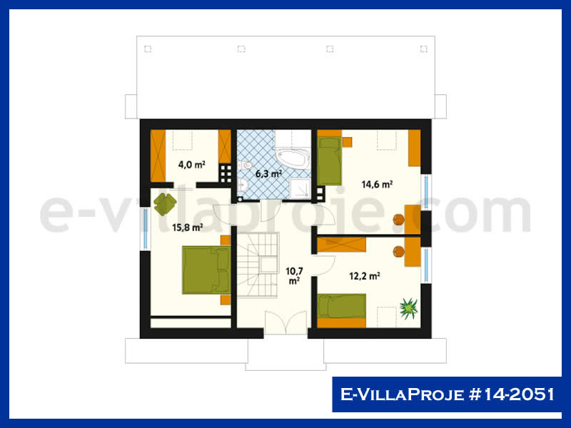 Gazbeton Çelik Ev 216 m² Dubleks (5+1) - Görsel 3